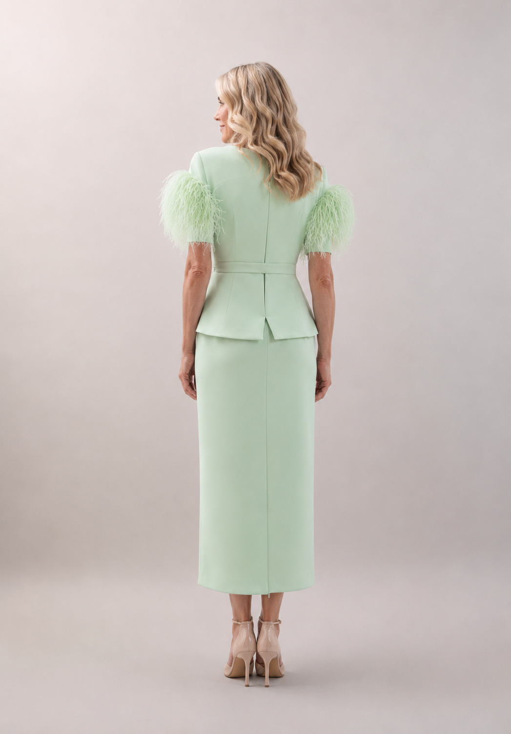 Victoria colección. VESTIDO ACRUX VERDE