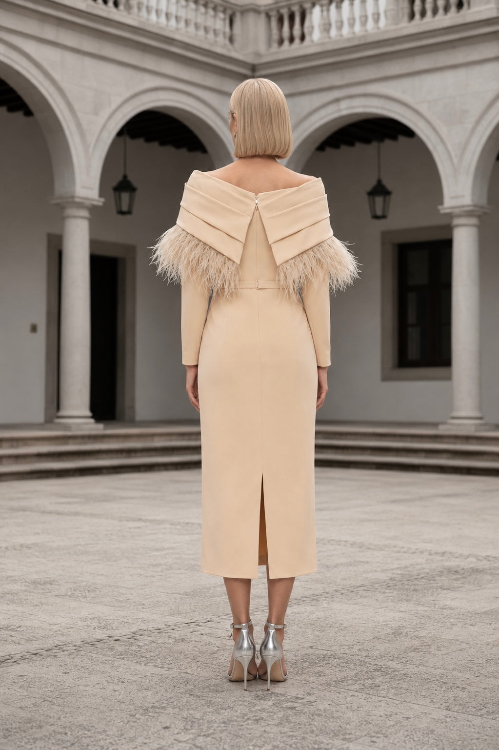 VESTIDO MARLENE BEIGE