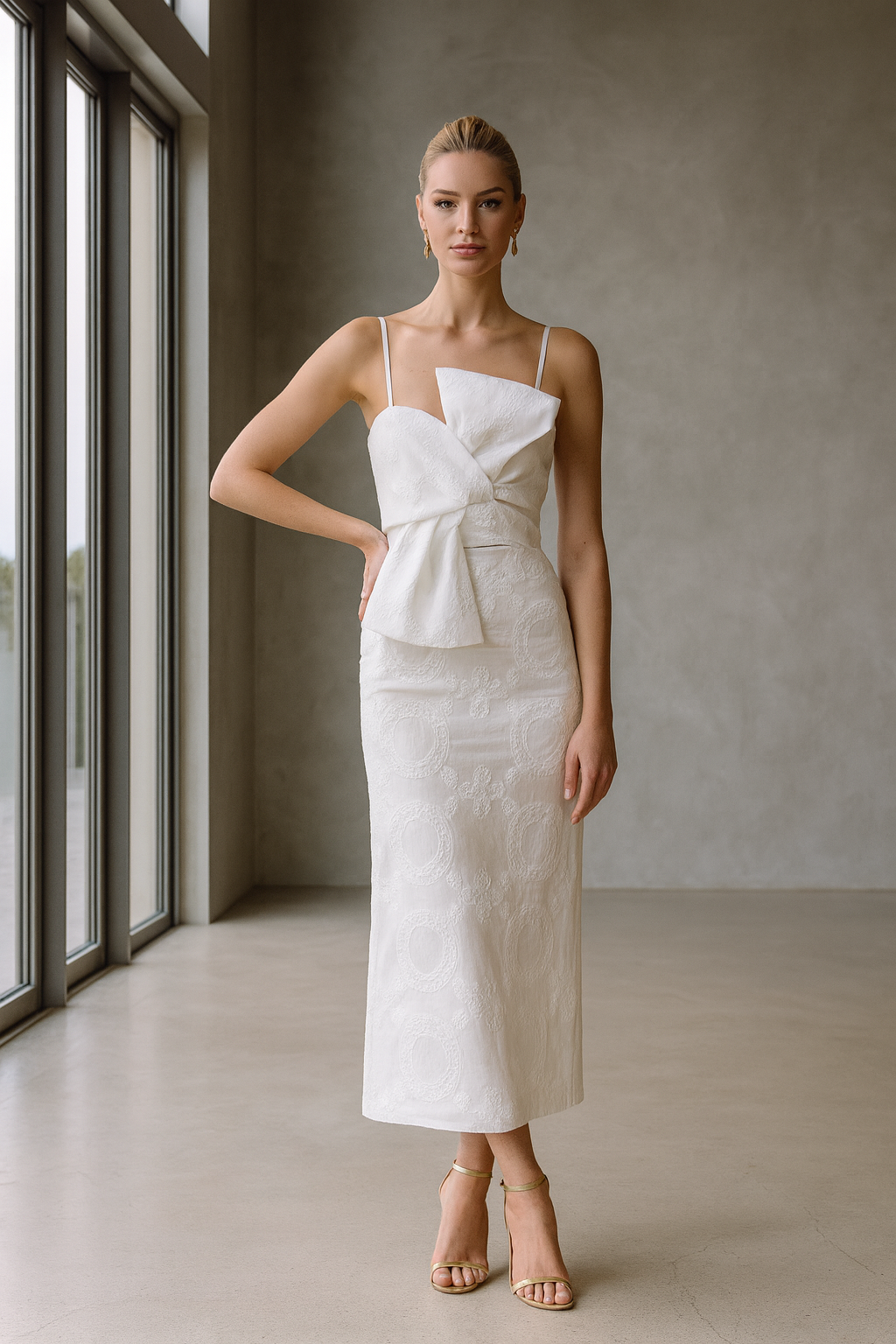 SET FRANCINE LAZADA BLANCO