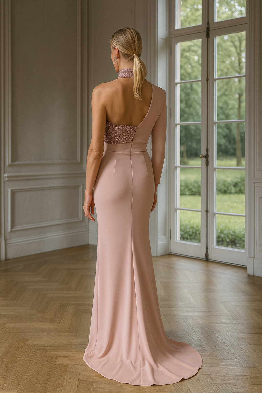 VESTIDO NORA ROSA-NUDE