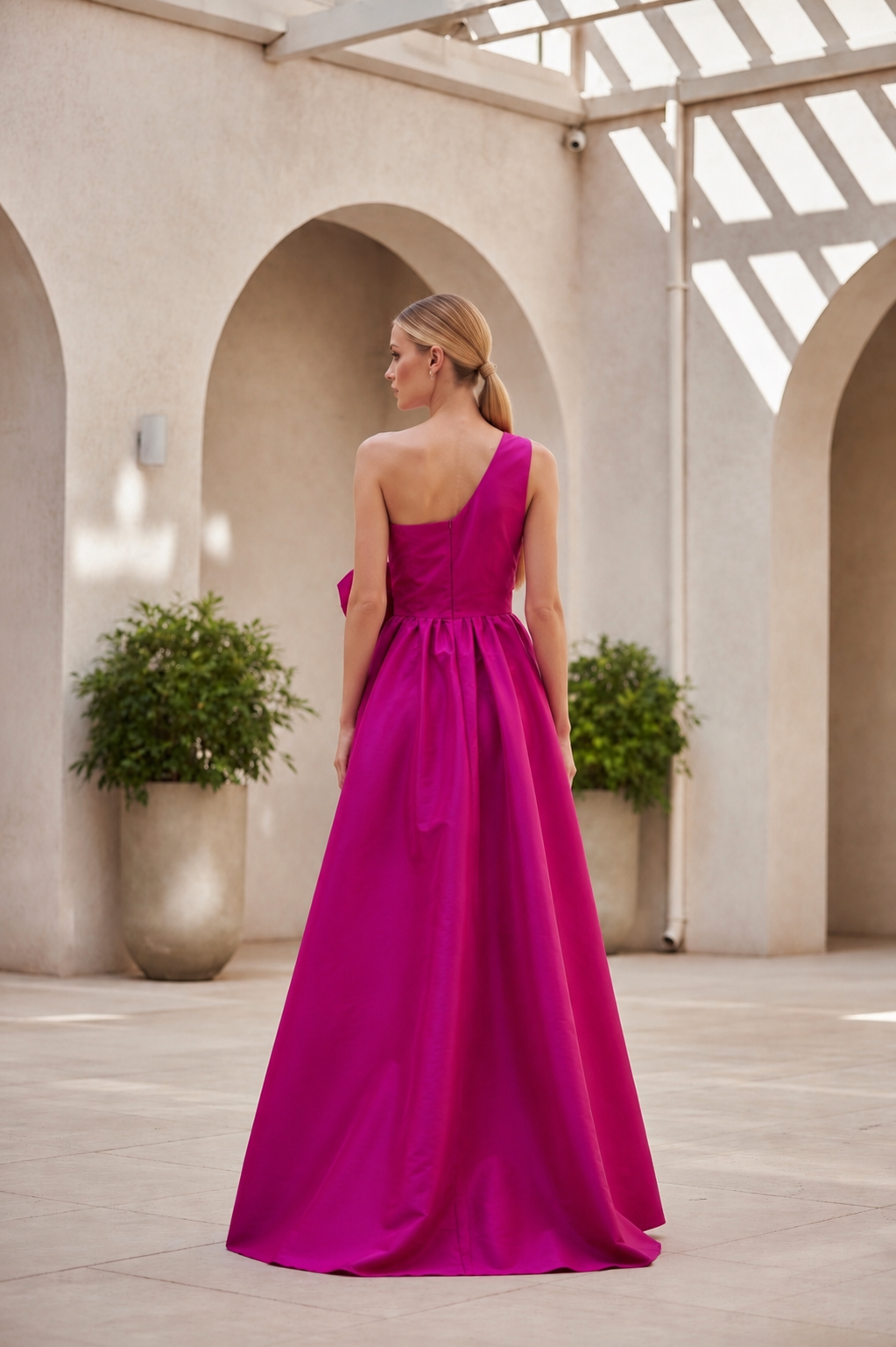 VESTIDO MAIFER FUCSIA