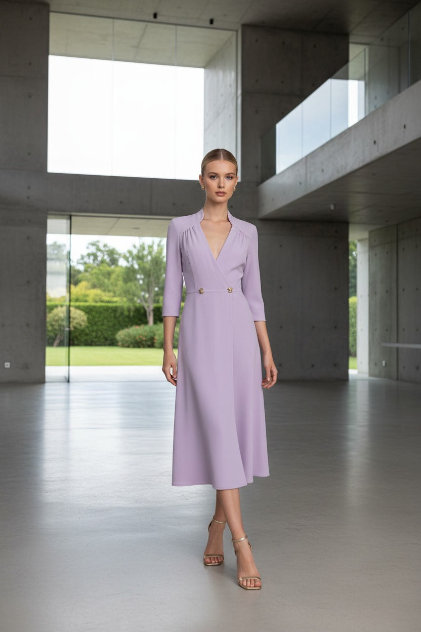 •VESTIDO ALINA ORQUIDEA