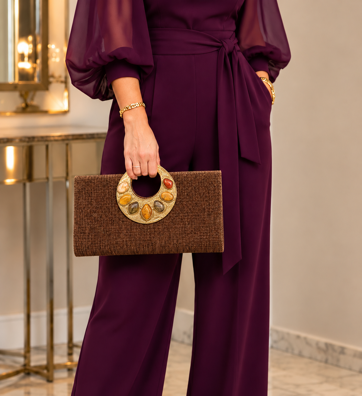 BOLSO AURA CHOCOLATE