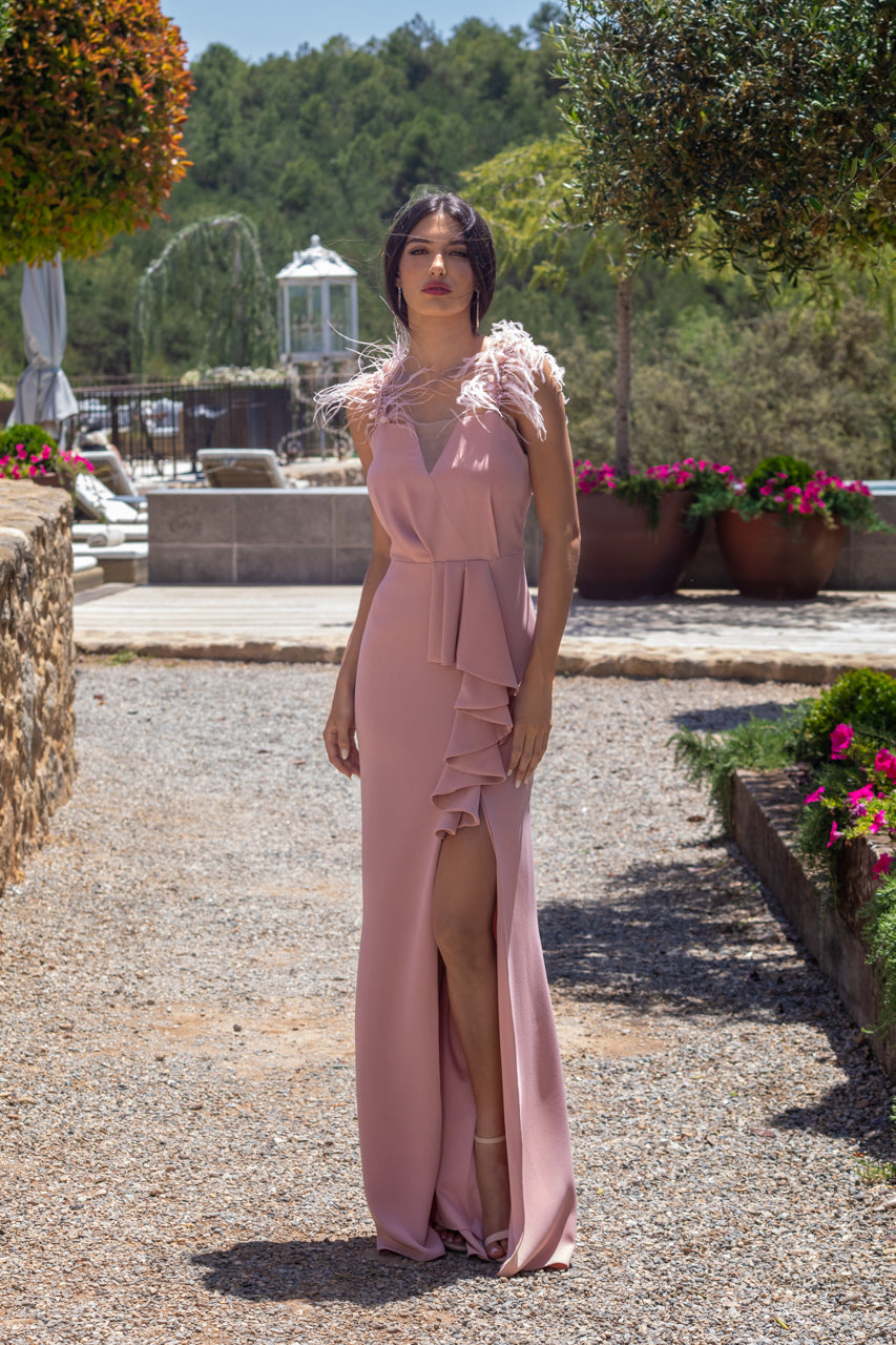 VESTIDO AMAL NUDE