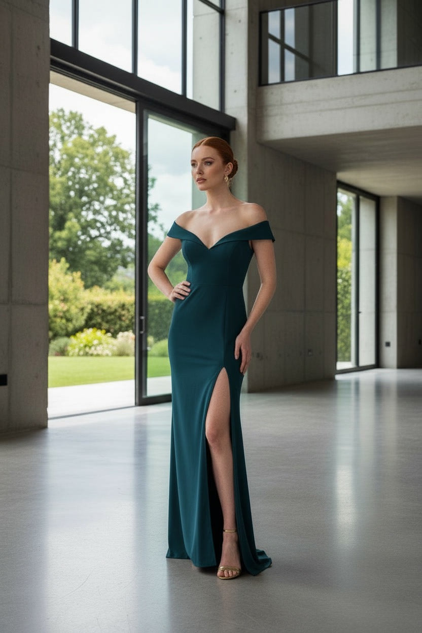 · VESTIDO MIA TURQUESA