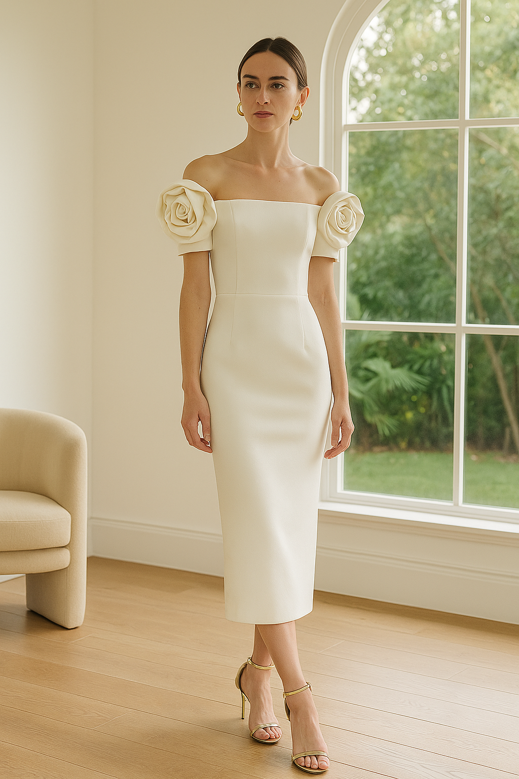 VESTIDO ROSE BLANCO
