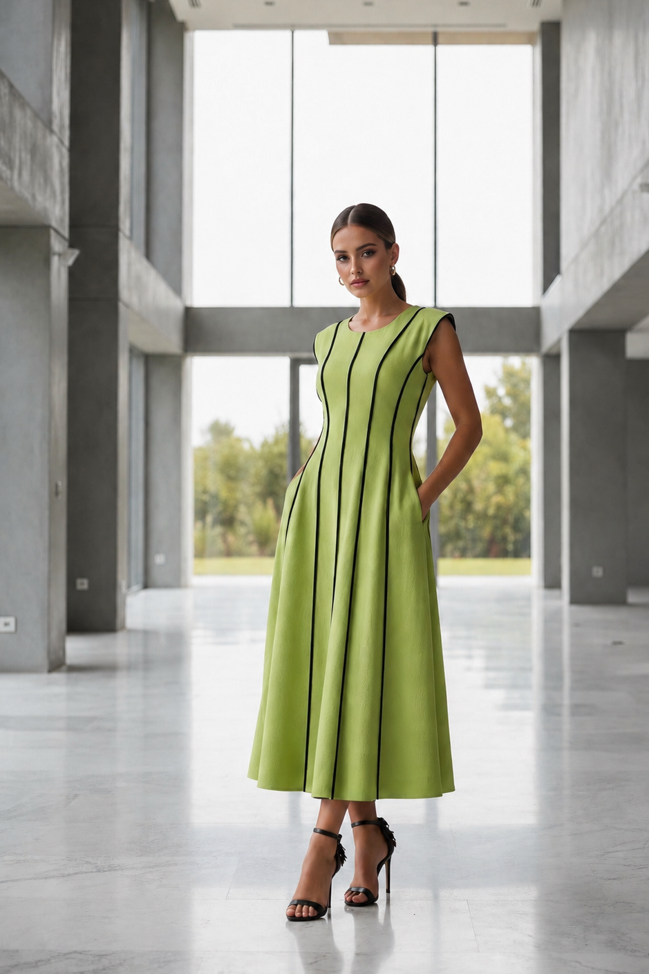 •VESTIDO TEODORA VERDE