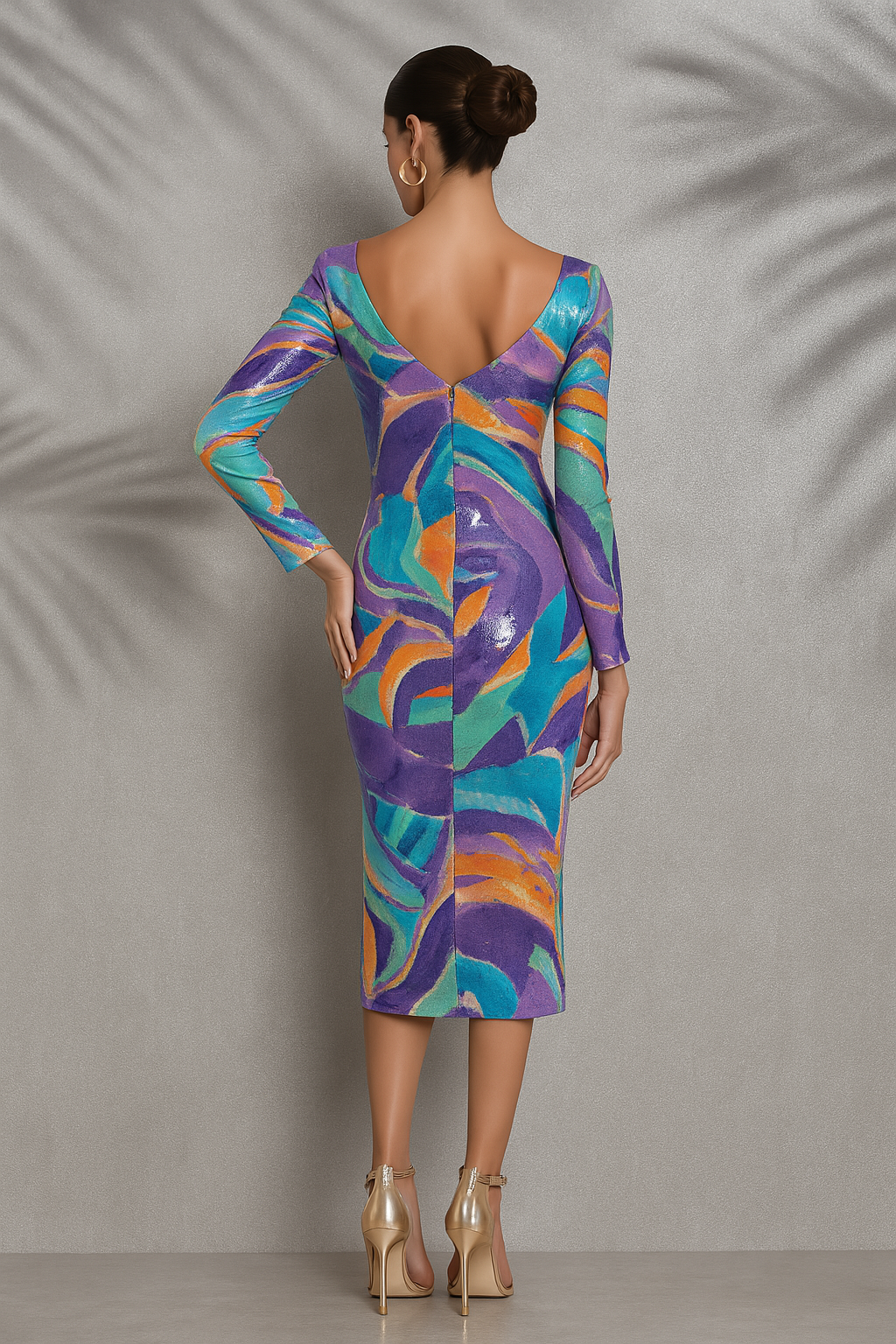 VESTIDO LILIAN NARANJA