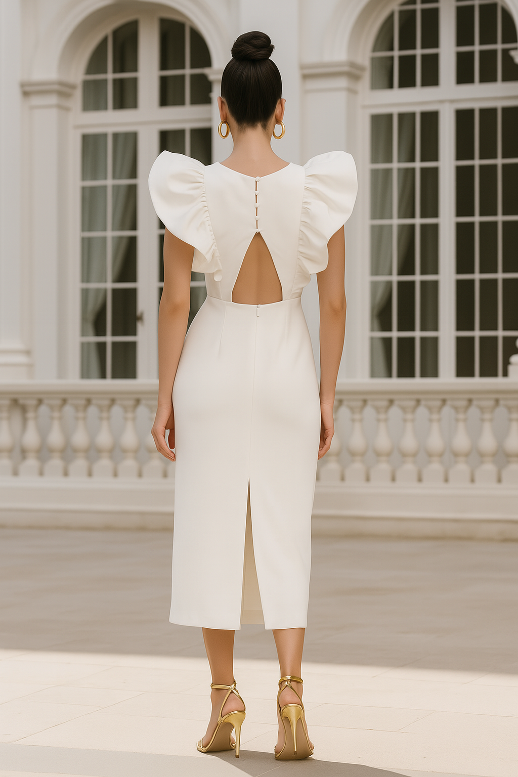 VESTIDO INES BLANCO