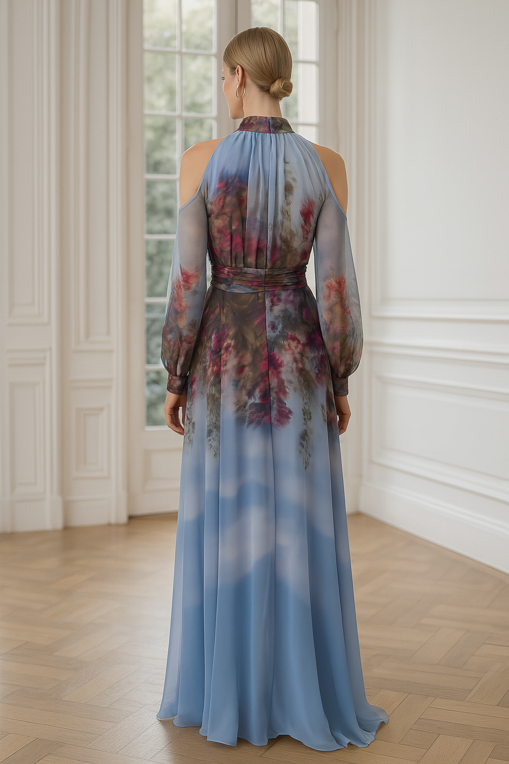 VESTIDO HORTENCIA HALTER
