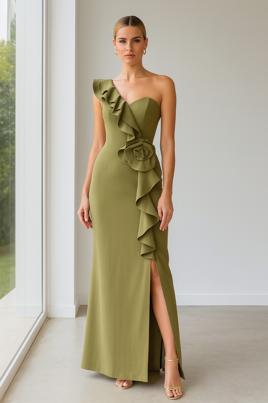 VESTIDO ASTRICH OLIVA