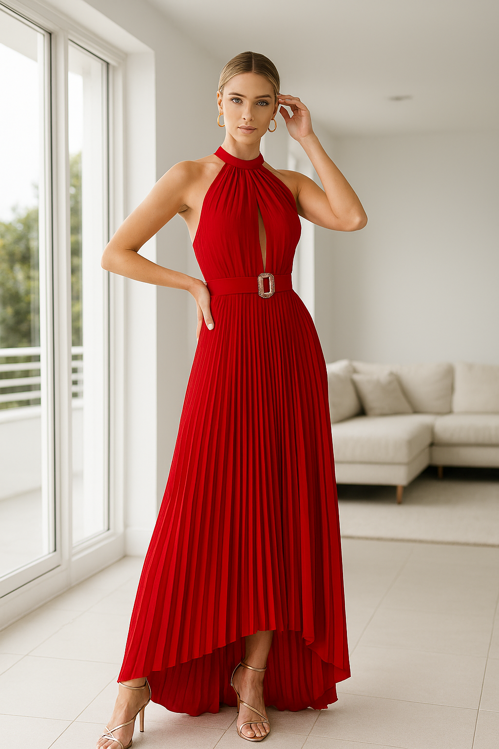 VESTIDO THALIA CORAL