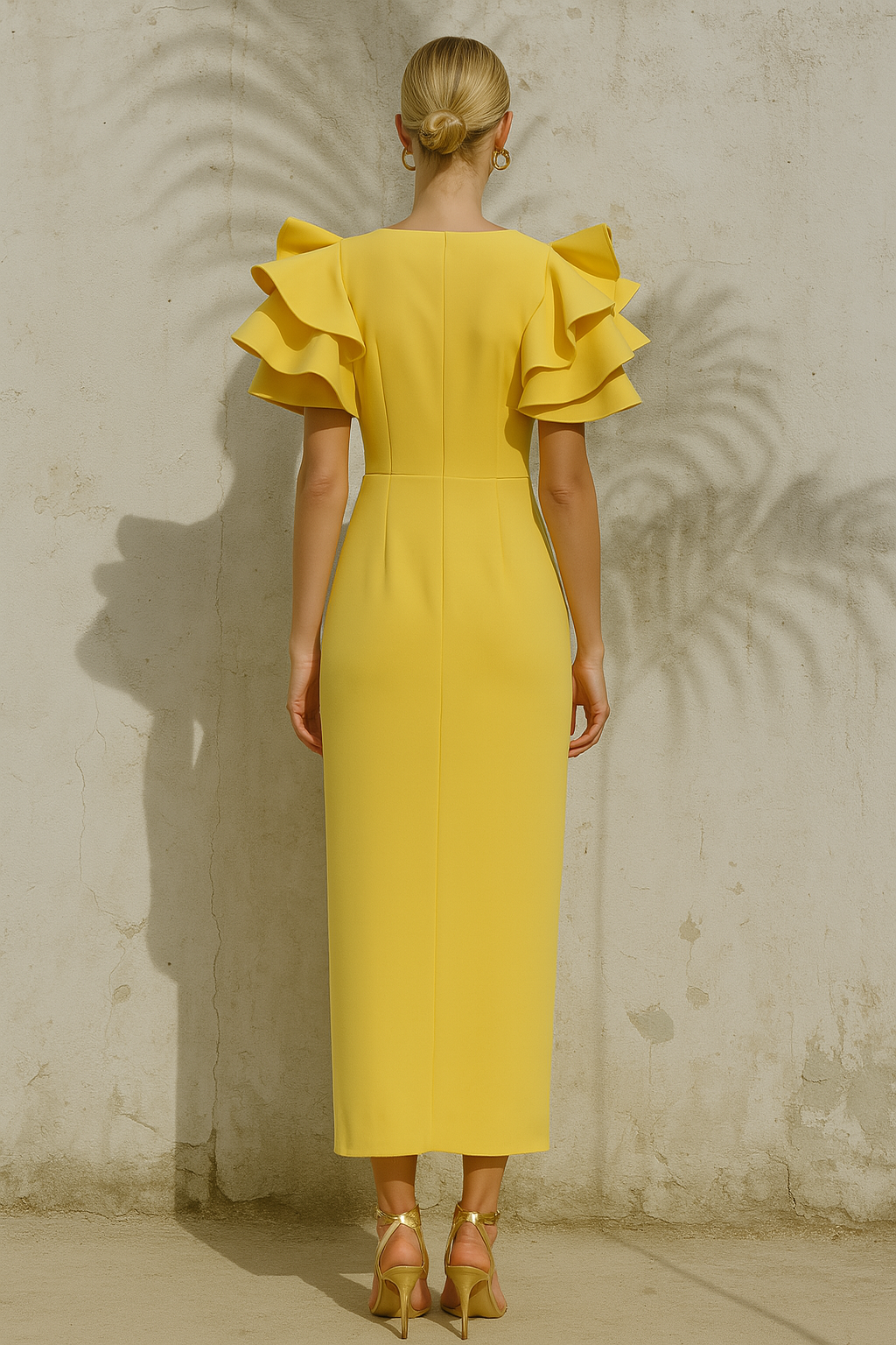 VESTIDO AMANDA AMARILLO
