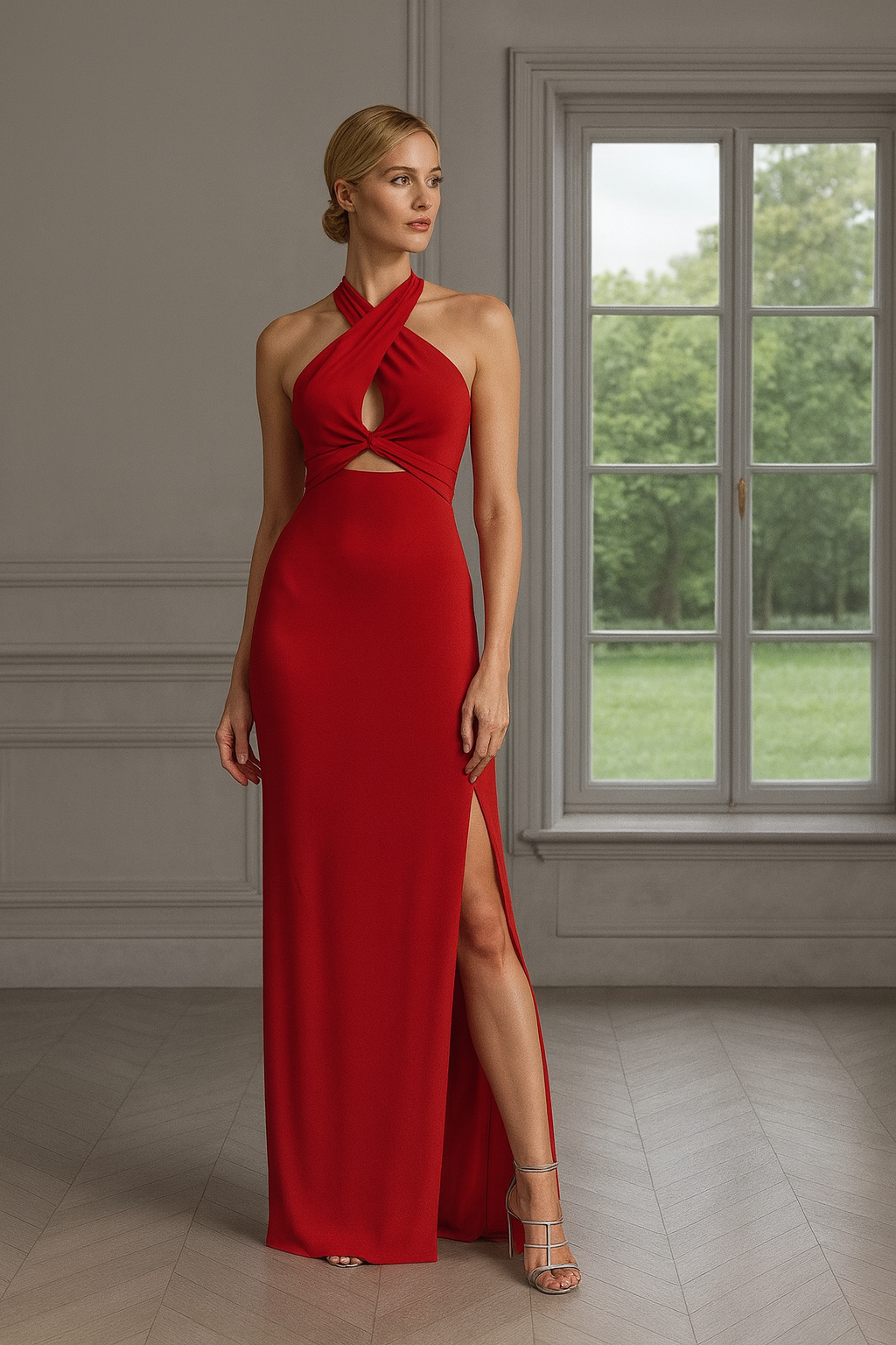 VESTIDO YVES ROJO