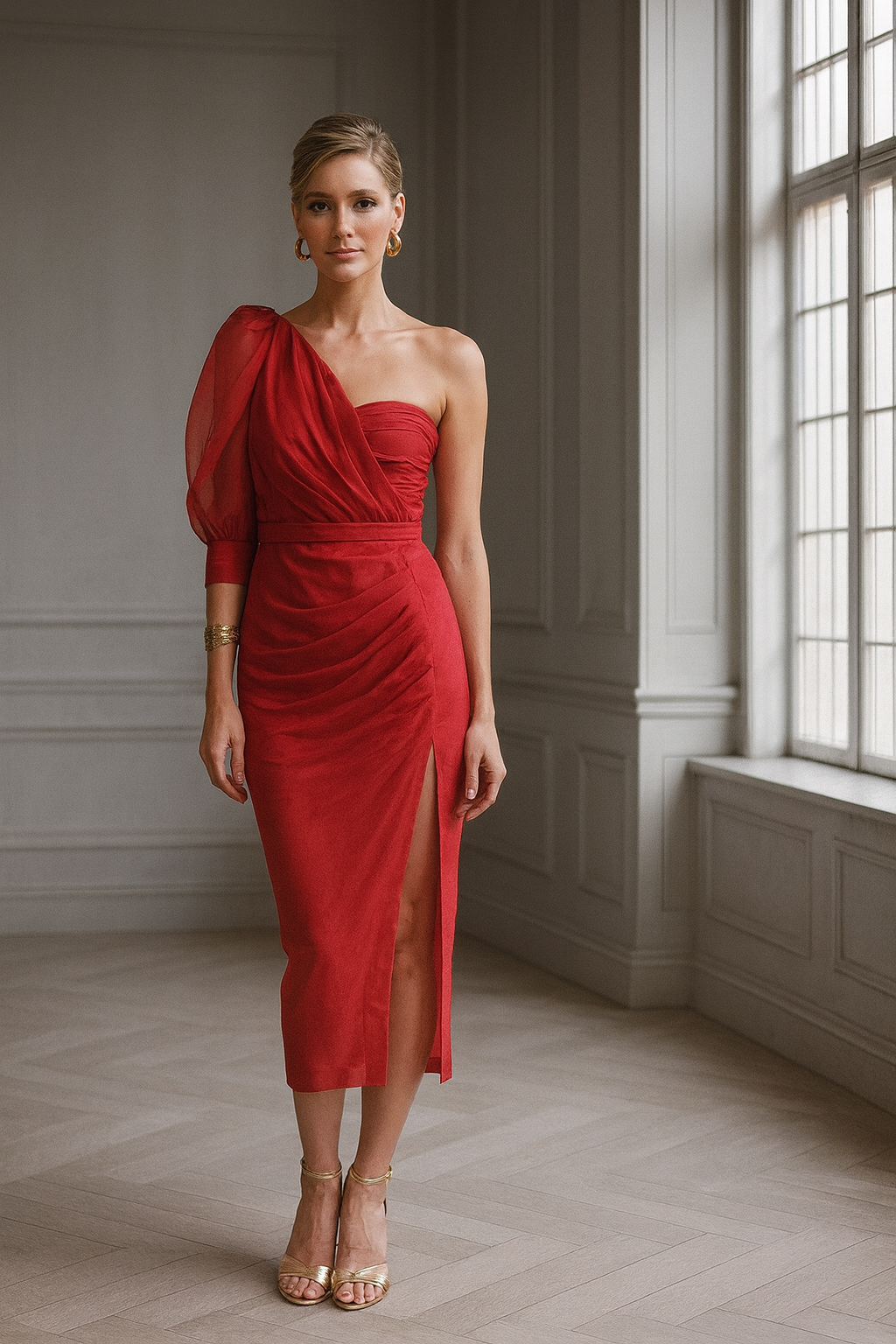 VESTIDO ADONIS ROJO
