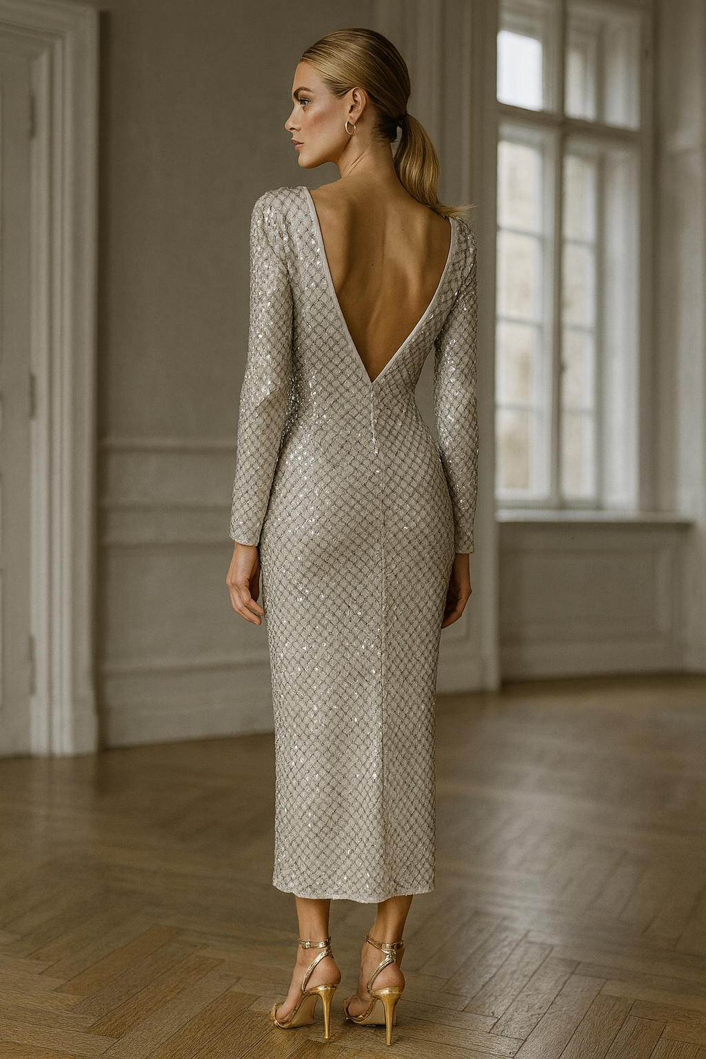 VESTIDO LILOU CHAMPANGE