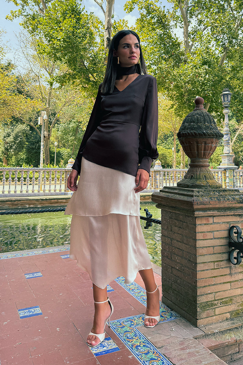 VESTIDO STILT CHOCOLATE