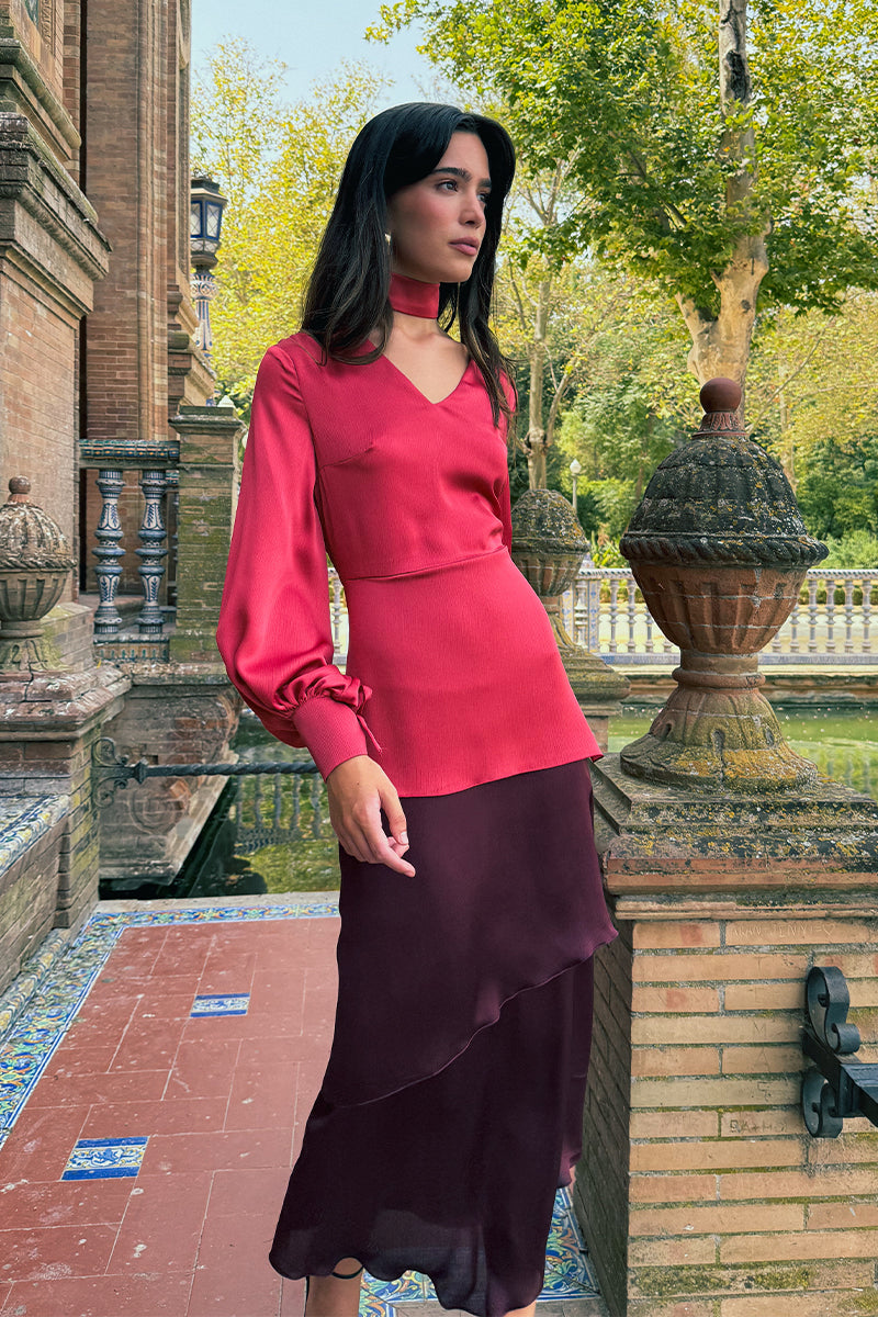 VESTIDO STILT CORAL