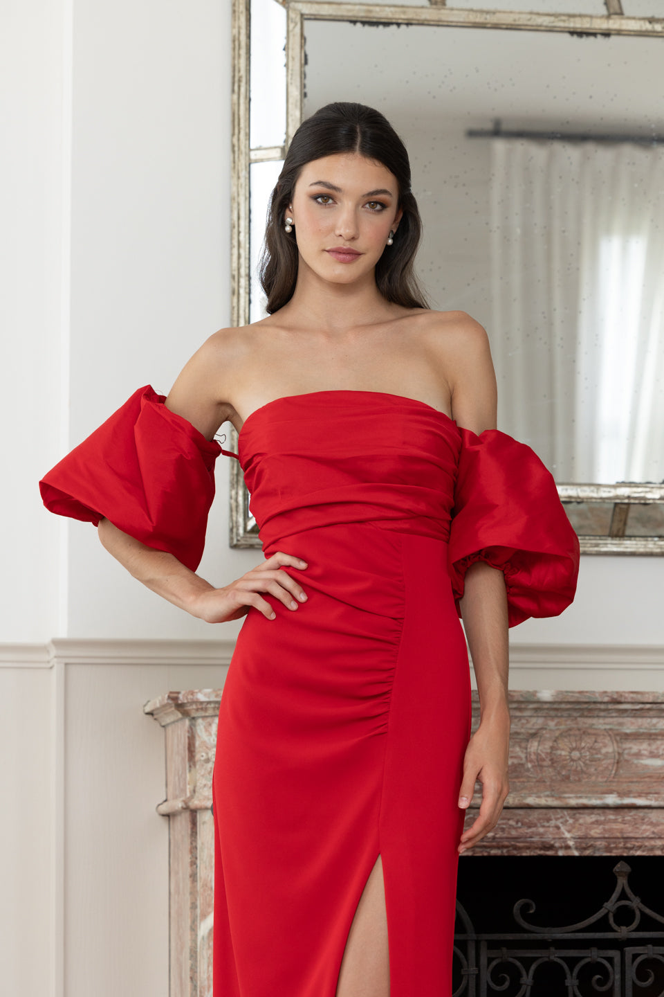 VESTIDO LEIRE ROJO