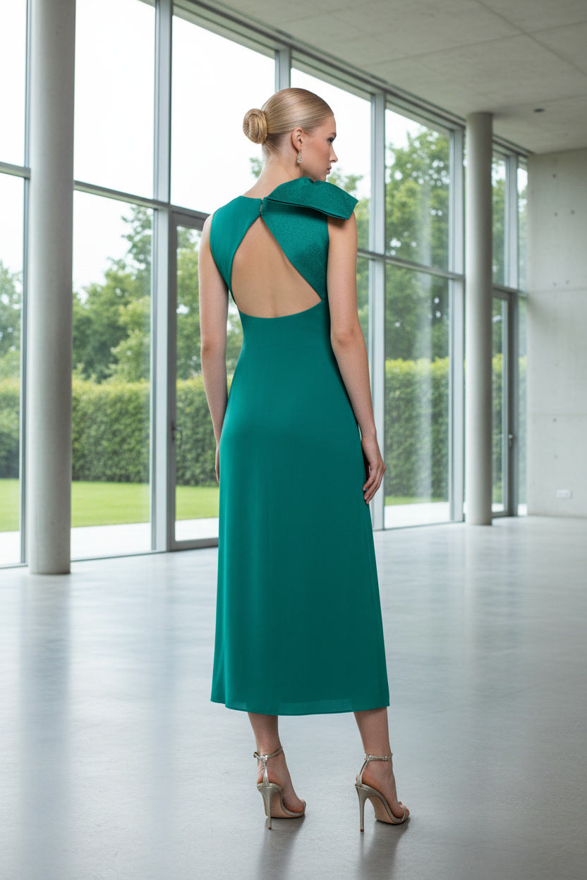 .VESTIDO CALA TURQUESA