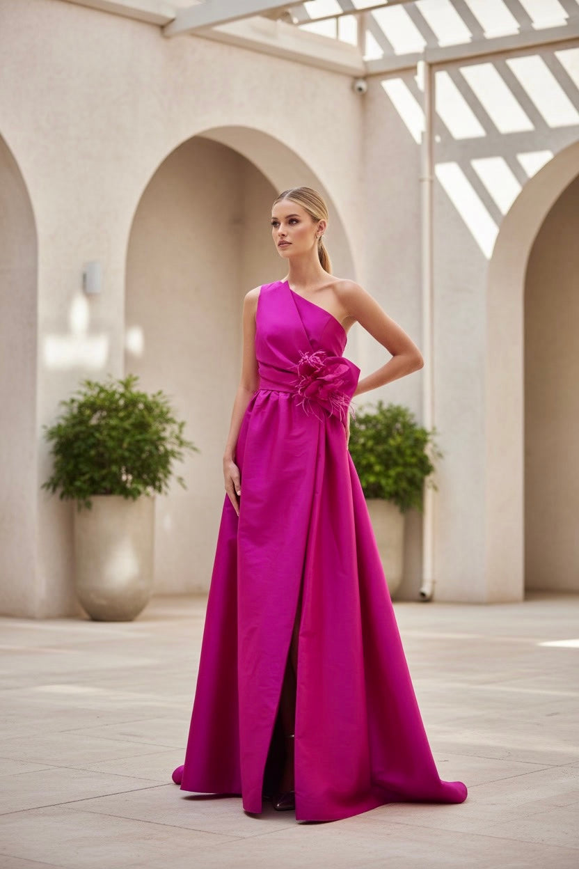 VESTIDO MAIFER FUCSIA