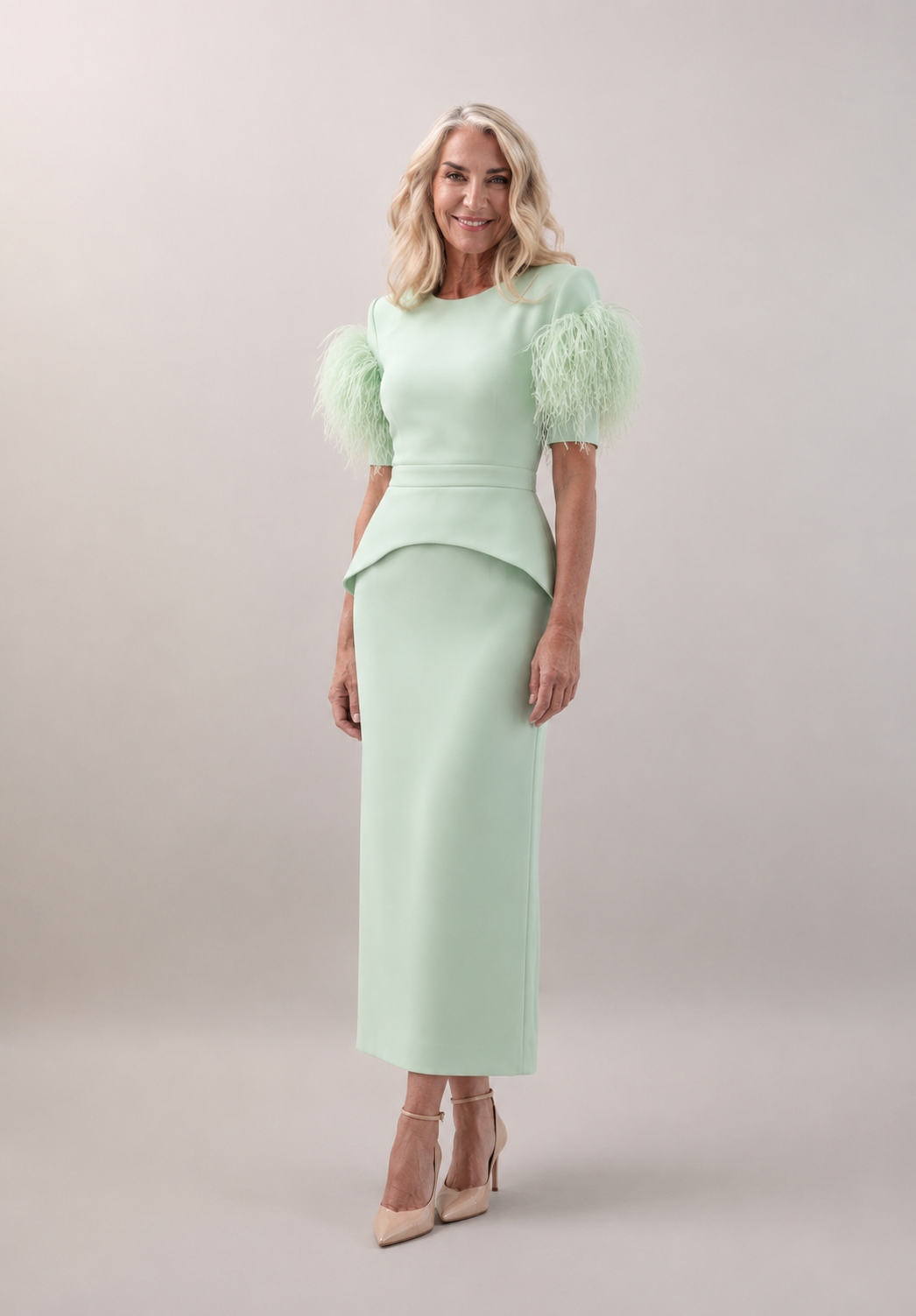 Victoria colección. VESTIDO ACRUX VERDE