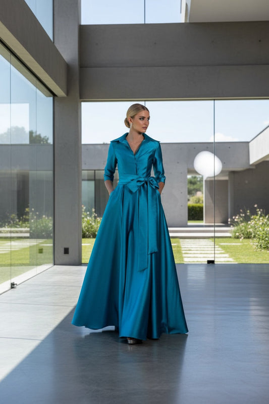 · VESTIDO AMARA TURQUESA