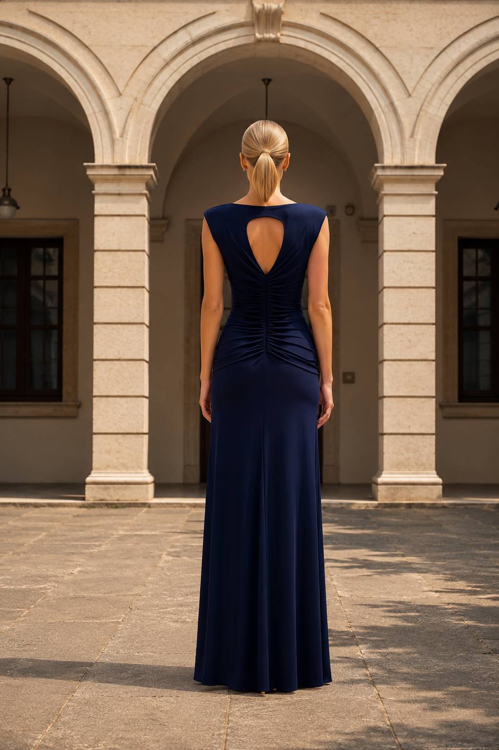 VESTIDO ARTEMISA MARINO