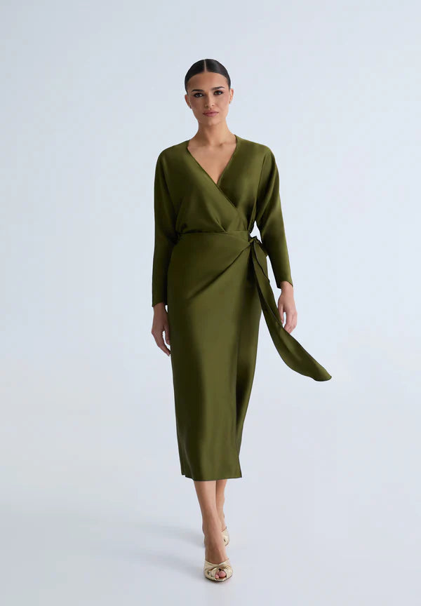Victoria Colección. VESTIDO SAIPH VERDE