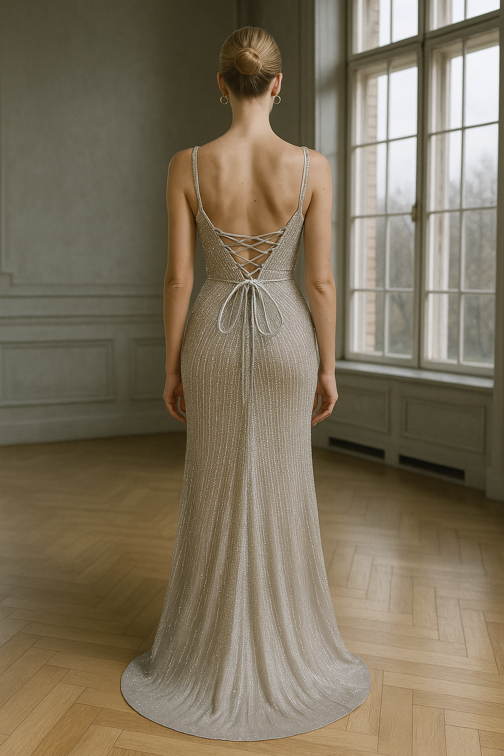 VESTIDO CATALINA PLATA