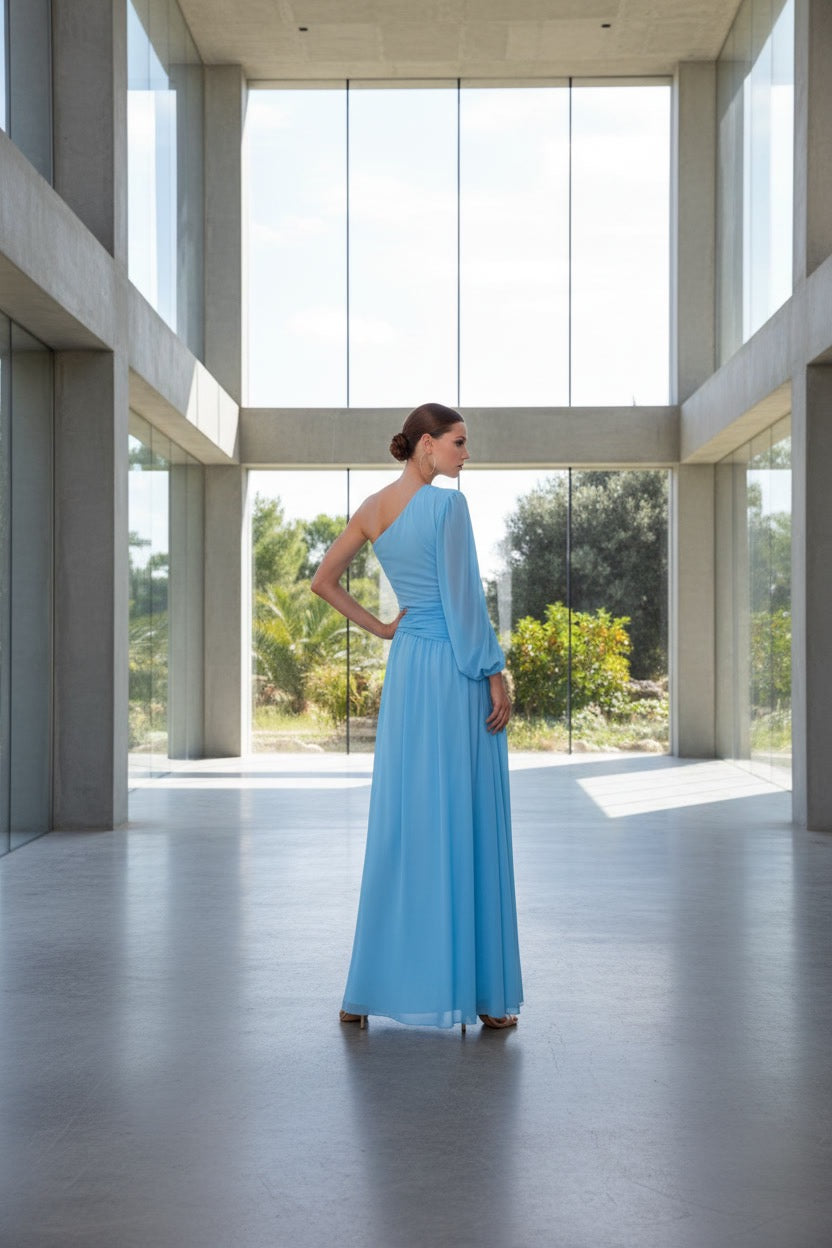 .VESTIDO MARICRUZ CELESTE