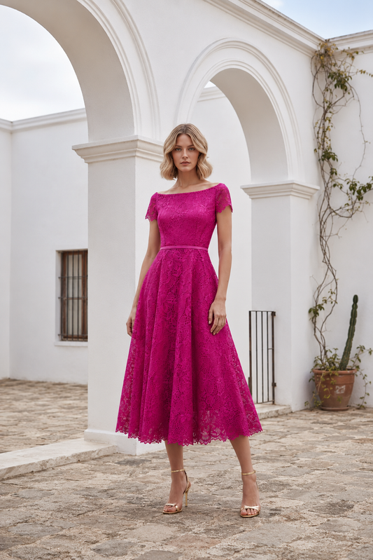 VESTIDO ELLEN FUCSIA