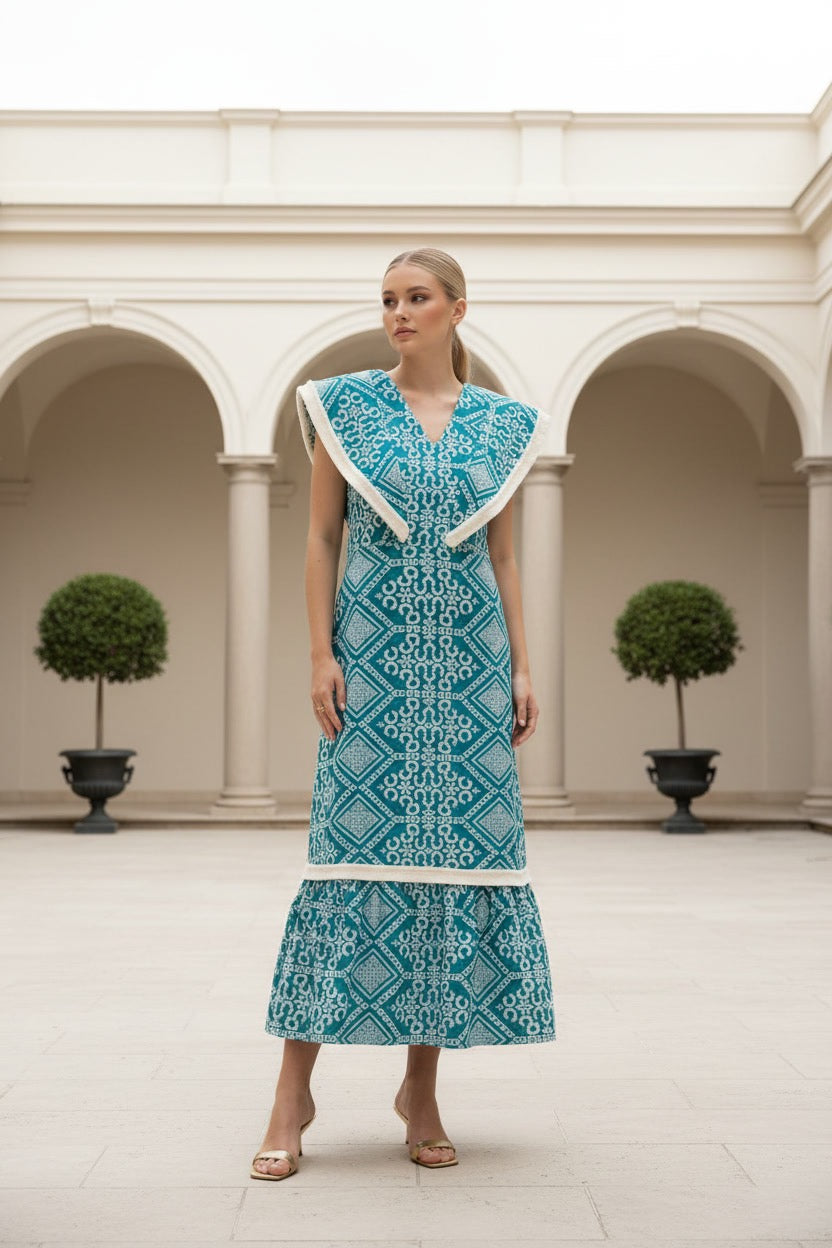 ·VESTIDO LOZANÍA TURQUESA