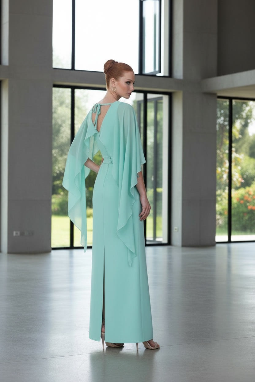 .VESTIDO SUSANA VERDE AGUA