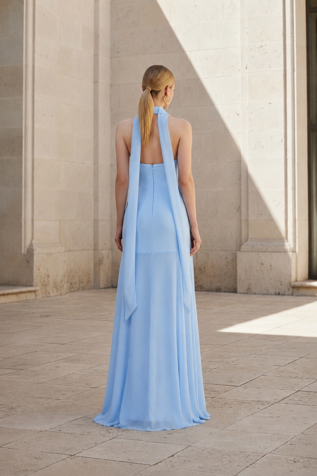 VESTIDO TERE CELESTE