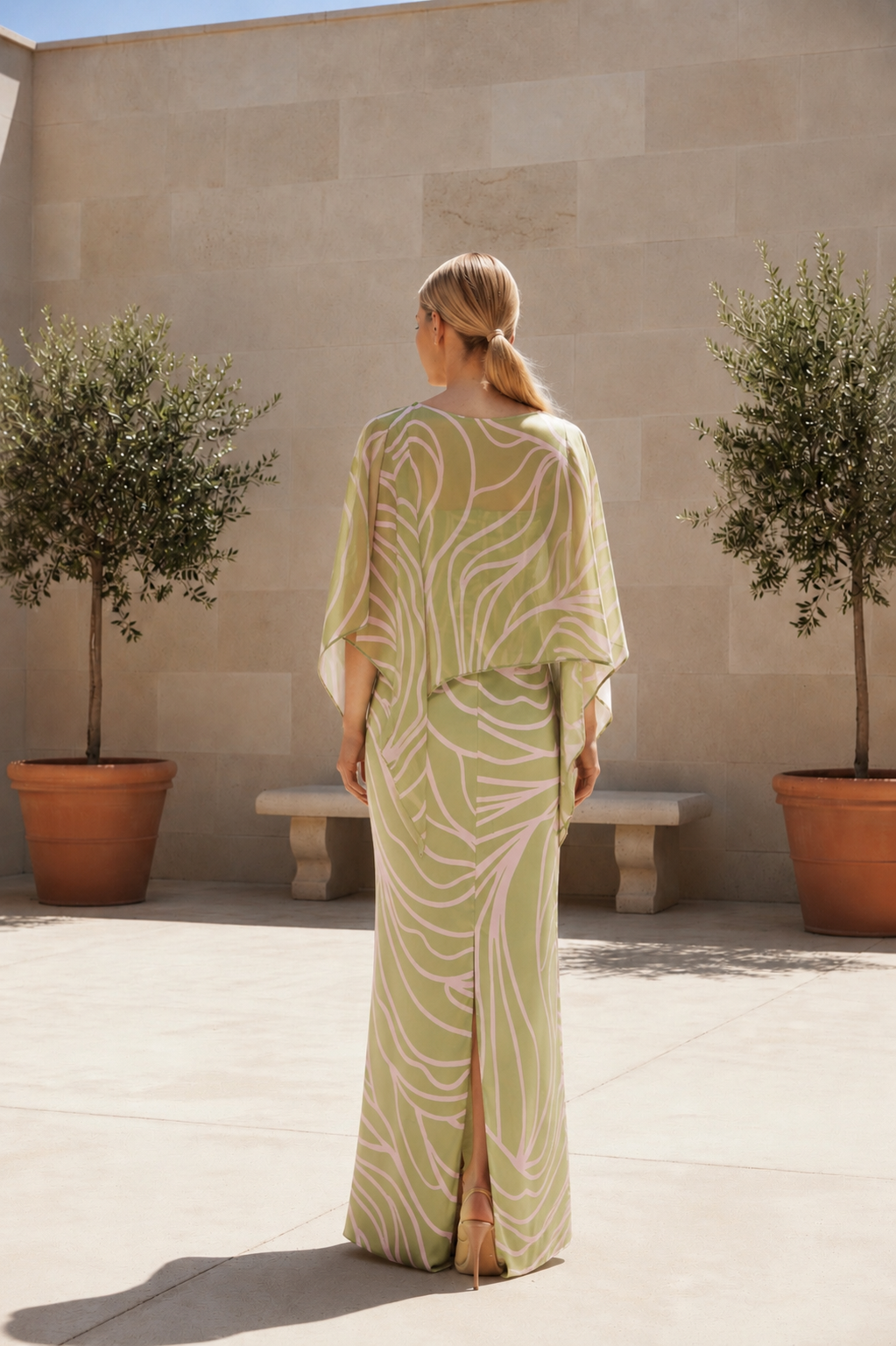 VESTIDO LUISA PISTACHO