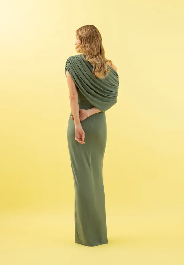 Victoria Colección. VESTIDO ALCOR VERDE