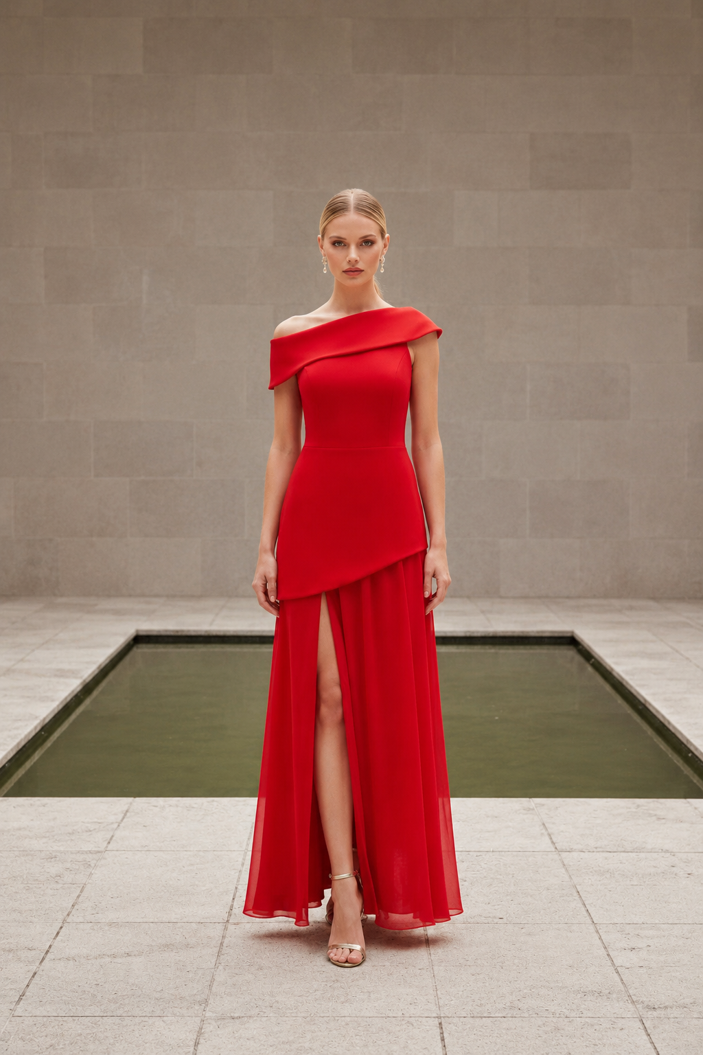 VESTIDO OLIVIA ROJO