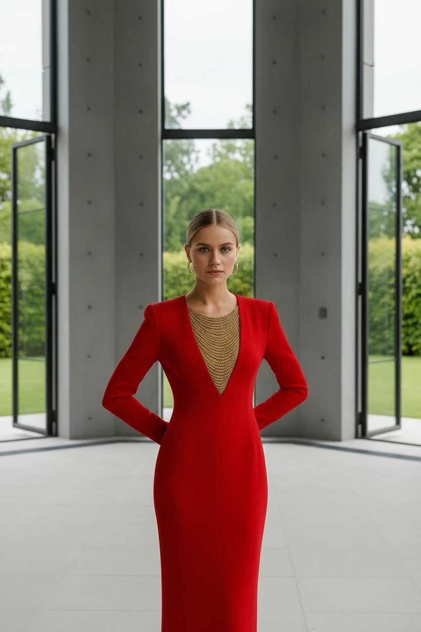 · VESTIDO COSIMA ROJO