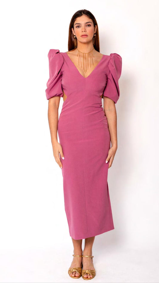 VESTIDO PALMAR ROSA