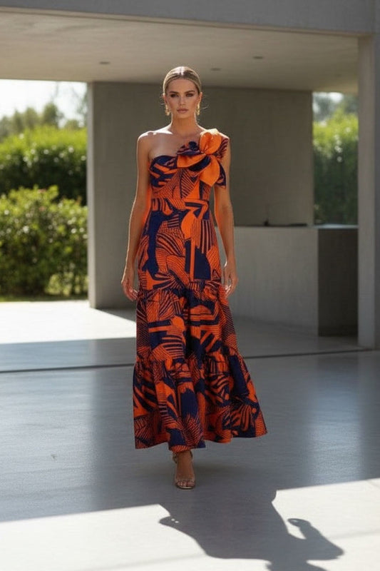 ·VESTIDO CURRAMBA NARANJA