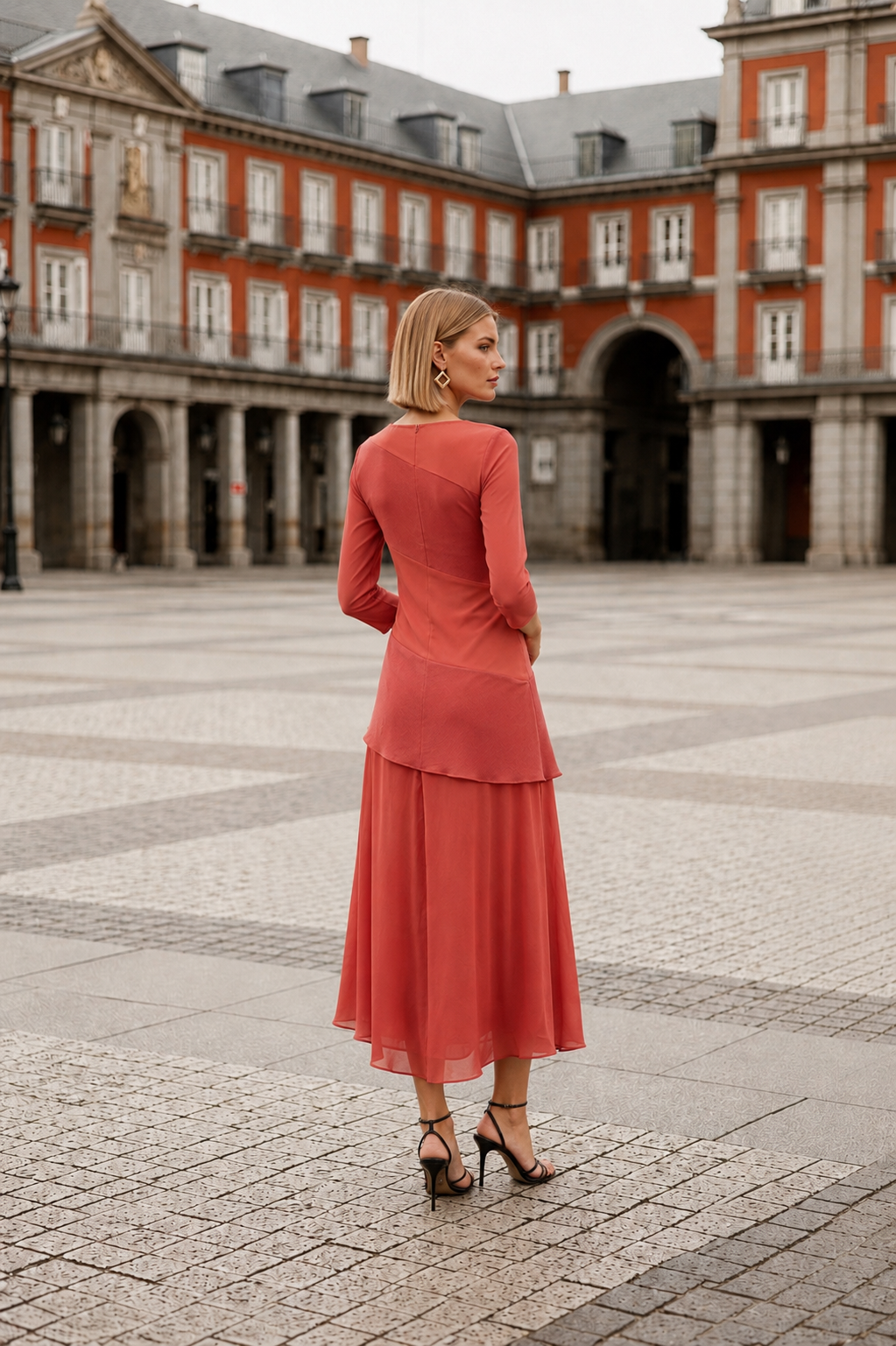 .VESTIDO ICARO CORAL