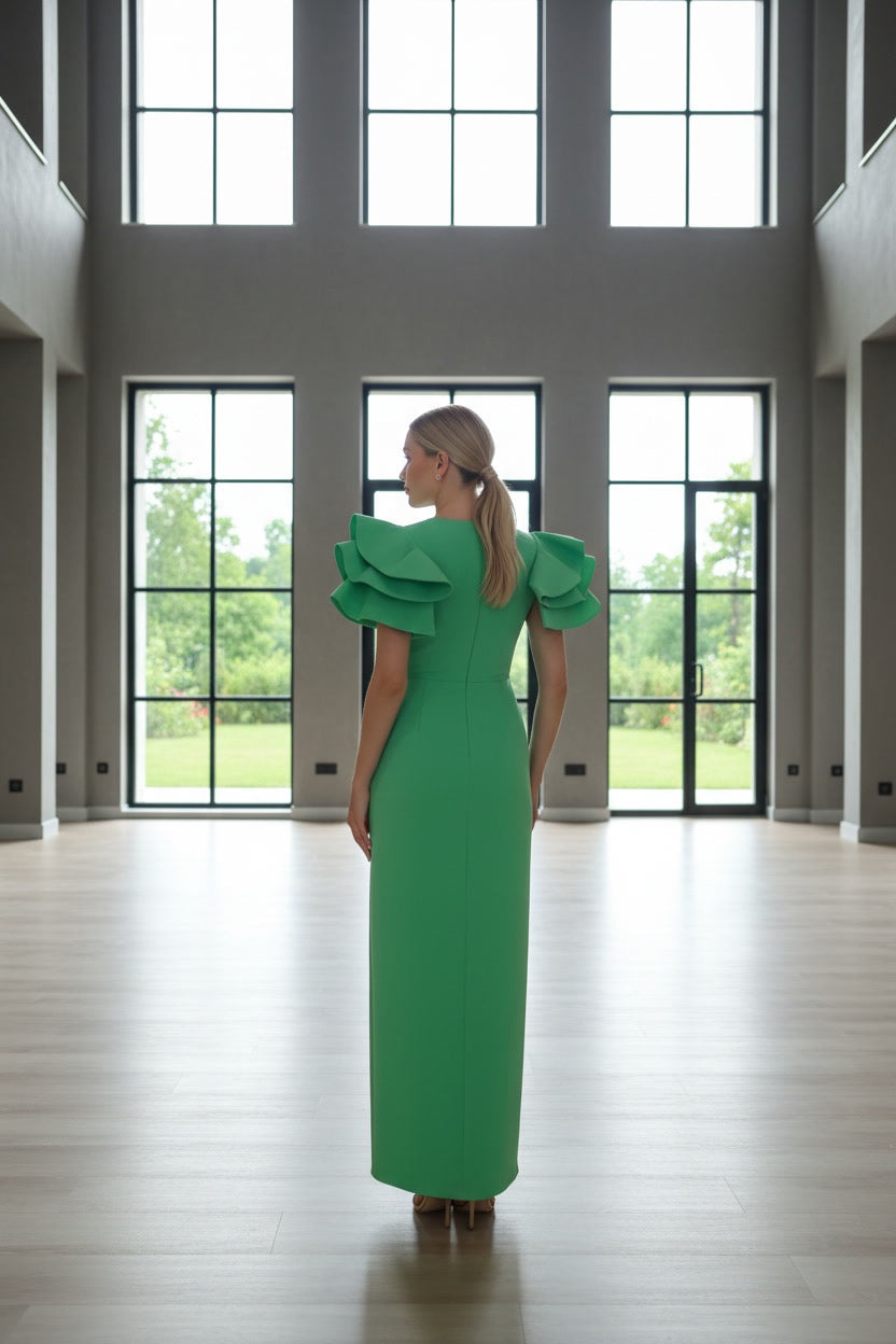 •VESTIDO AMANDA VERDE