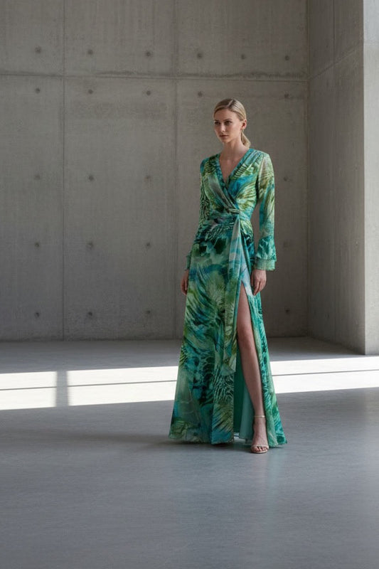 .VESTIDO BLANCA ESTAMPADO