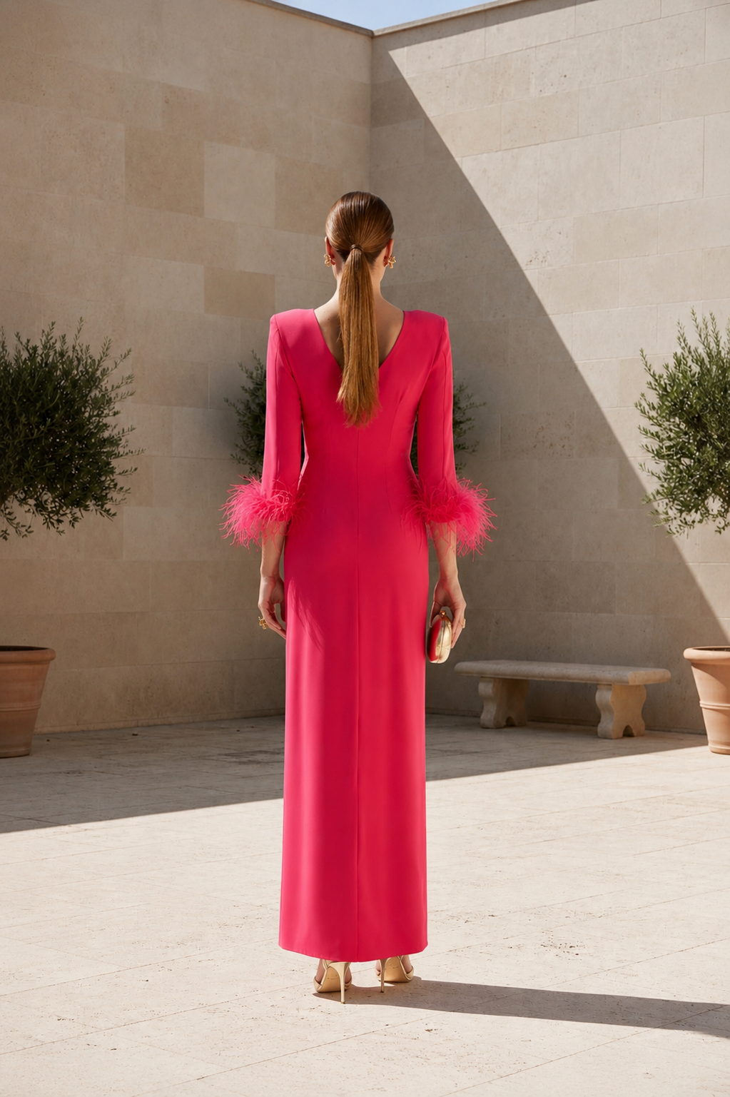 VESTIDO ELA CORAL
