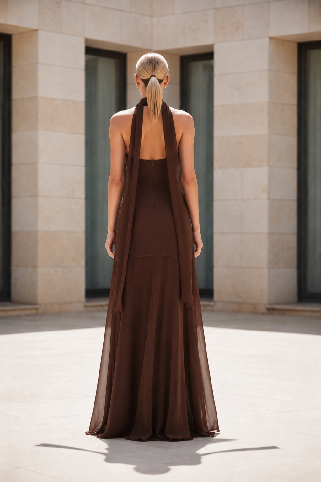VESTIDO TERE CHOCOLATE