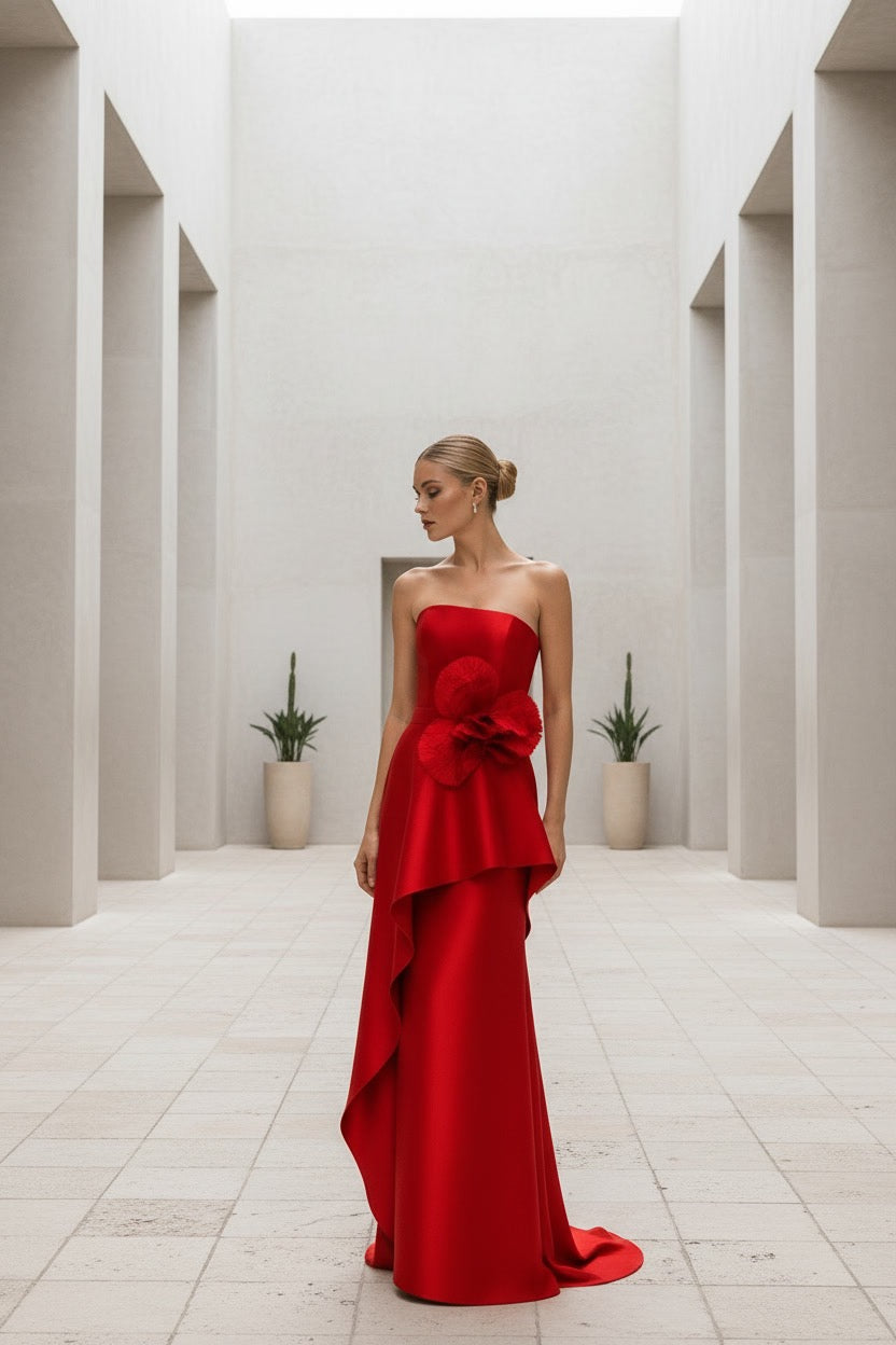 VESTIDO HELEN  ROJO