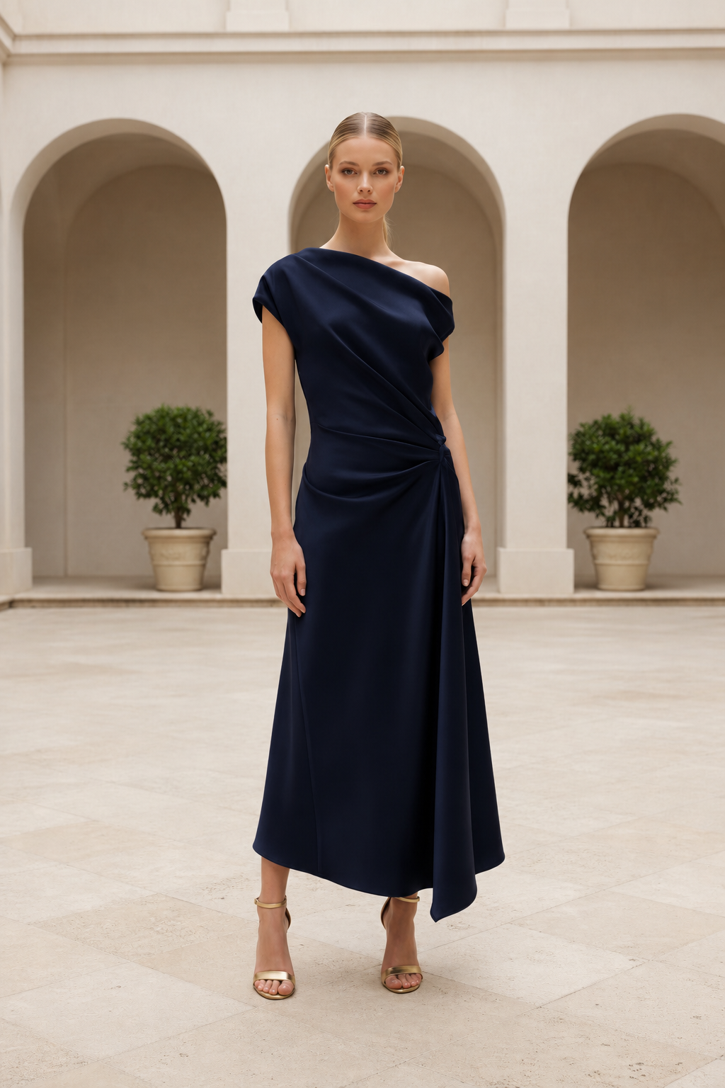 VESTIDO MELANY MARINO