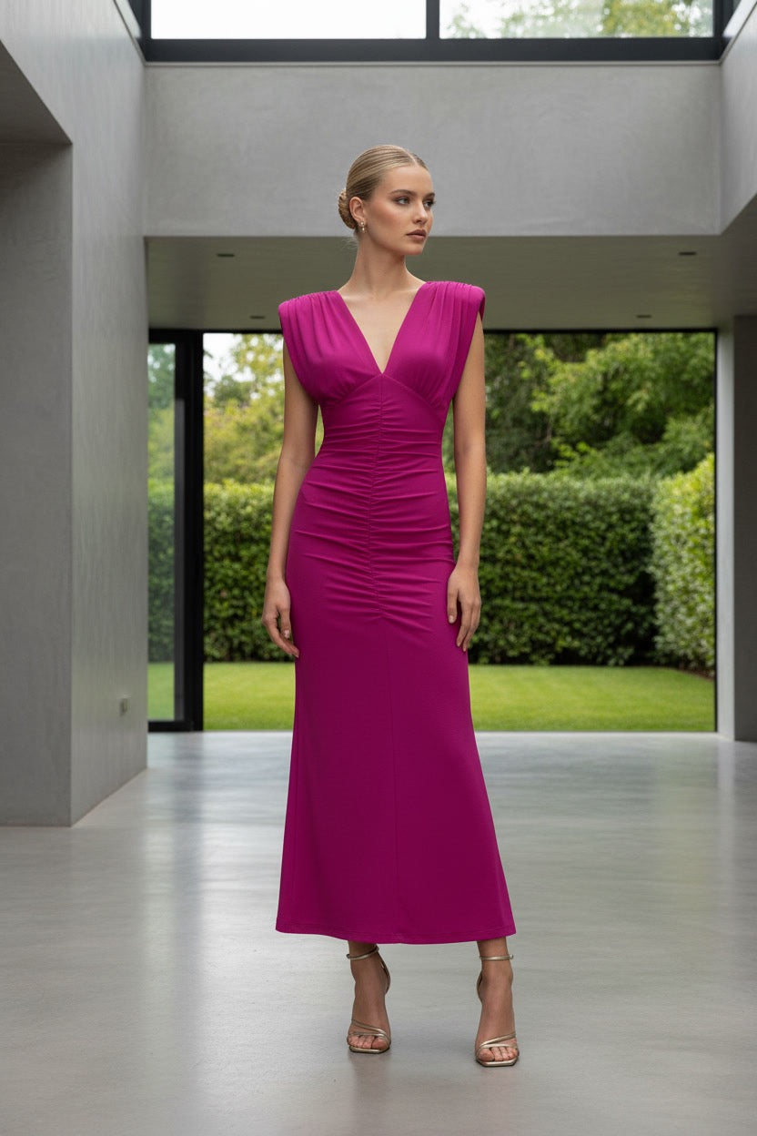 · VESTIDO EVANIA FUCSIA
