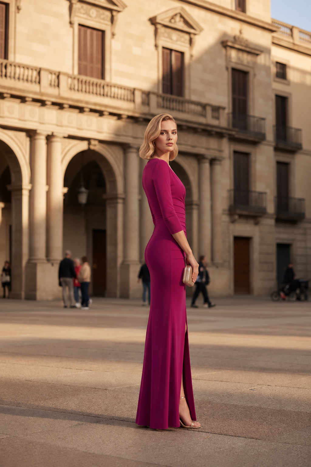 VESTIDO THERES BUGANVILLA